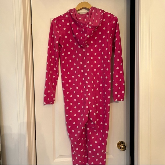 Pink polkadot onesie pajamas - Picture 5 of 6